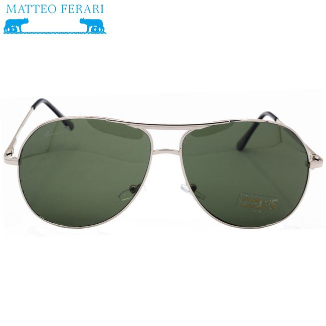 Ochelari de soare Bărbătești, Matteo Ferari, UV400, Stil Aviator, MFJH-054GS
